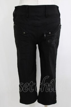 画像3: Ozz Croce / 刺繍ポケットパンツ  ブラック H-25-12-24-1033-OO-PA-KB-ZH