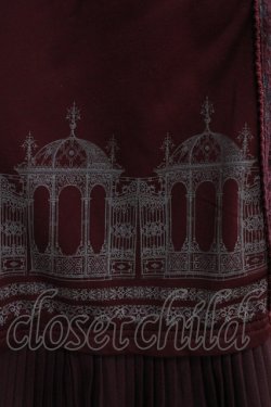 画像4: Rozen Kavalier / 裾プリントZIPオーバーワンピース  ボルドー H-25-12-24-1039-OO-OP-KB-ZH