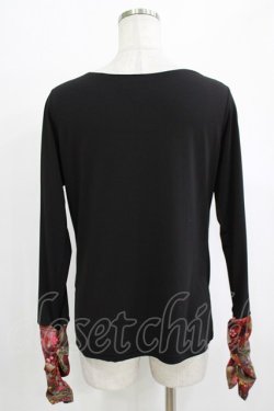 画像3: Qutie Frash / クロスインナートップス  黒×赤 H-25-12-24-1040-QU-TO-KB-ZH