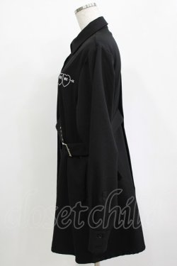 画像2: LISTEN FLAVOR / トリプルハートレイヤードベルトシャツ  ブラック H-25-12-24-1042-PU-OP-KB-ZH