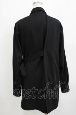 画像3: LISTEN FLAVOR / トリプルハートレイヤードベルトシャツ  ブラック H-25-12-24-1042-PU-OP-KB-ZH