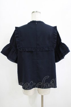 画像3: merry jenny / セーラー切替フリルブラウス F ネイビー H-25-12-24-1048-LO-BL-KB-ZH