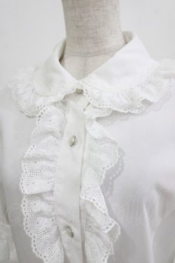 画像4: MIHO MATSUDA / ブラウス・リロゼ半袖 L  H-25-12-24-1051-GO-BL-KB-ZH