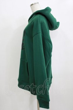 画像2: NieR Clothing / プリントプルパーカー  グリーン H-25-12-24-1059-PU-TO-KB-ZH