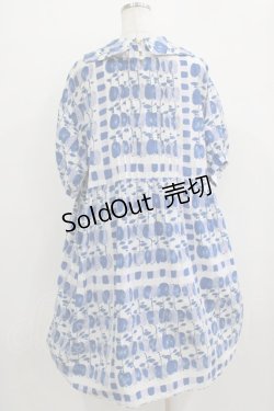 画像3: Jane Marple / Little applesタブリエドレス  ブルー H-25-12-24-1005-JM-OP-KB-ZH