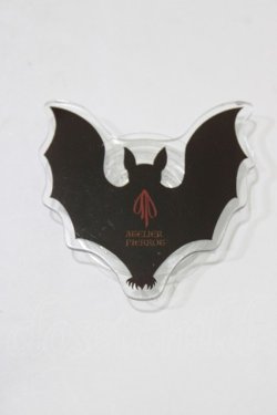 画像1: ATELIER PIERROT / スマホグリップ  コウモリ H-25-12-24-1070-EL-ZA-KB-ZH