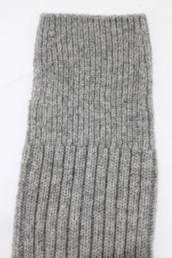 画像3: Jane Marple / ニットアームウォーマー  グレー H-25-12-24-1071-JM-ZA-KB-ZH