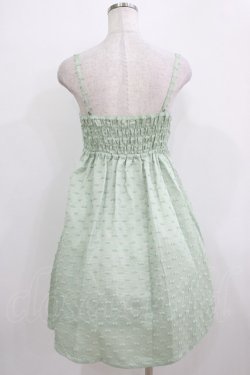 画像3: Emily Temple cute / ポンポンジャガードノースリーブワンピース  ミントグリーン H-25-12-24-1006-ET-OP-KB-ZH