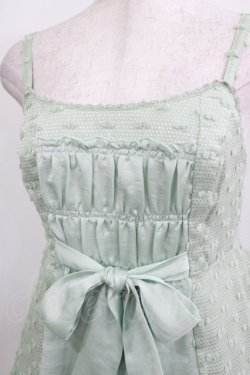 画像4: Emily Temple cute / ポンポンジャガードノースリーブワンピース  ミントグリーン H-25-12-24-1006-ET-OP-KB-ZH