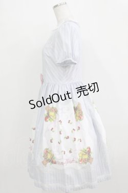 画像2: Emily Temple cute / Fruitバスケットワンピース  サックス H-25-12-24-1007-ET-OP-KB-ZT246
