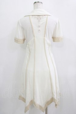 画像3: Ozz oneste / 薔薇刺繍レイヤード風ワンピース  アイボリー H-25-12-24-1010-OO-OP-KB-ZH