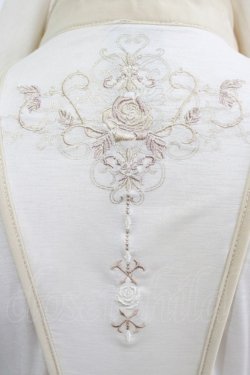 画像5: Ozz oneste / 薔薇刺繍レイヤード風ワンピース  アイボリー H-25-12-24-1010-OO-OP-KB-ZH