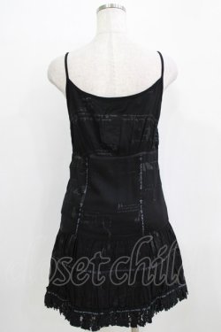 画像3: h.naoto Blood / プリントキャミワンピース  ブラック H-25-12-24-1011-HN-OP-KB-ZH