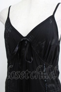 画像4: h.naoto Blood / プリントキャミワンピース  ブラック H-25-12-24-1011-HN-OP-KB-ZH