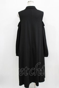画像3: SEX POT ReVeNGe / 肩開きシャツワンピ M 黒 H-25-12-24-1012-SP-OP-KB-ZH