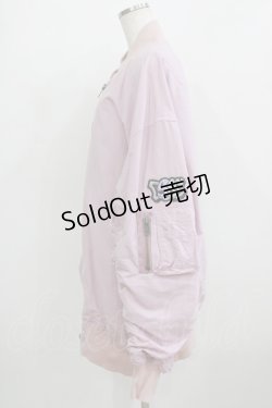 画像2: LAND by MILK BOY / LAND MA-1  ラベンダー H-25-12-24-1018-MB-JA-KB-ZH