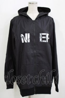 画像1: NieR Clothing / ブルゾンパーカー  ブラック H-25-12-24-1019-PU-TO-KB-ZH