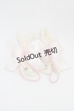 画像2: metamorphose / うさぎヘアゴム (二個セット)  ピンク H-25-12-24-010-ME-AC-NS-ZH