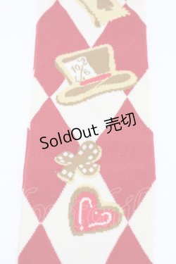 画像2: BABY,THE STARS SHINE BRIGHT / ALICE'S Marchin' Cookie Flavourオーバーニー  レッド H-25-12-24-011-BA-ZA-NS-ZH