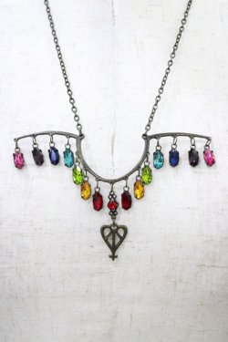 画像1: Hoshibako Works / 東方Project x HoshibakoWorks フランドール・スカーレット 「スターボウブレイク」ネックレス  アンティークコッパー H-25-12-24-015-LO-AC-NS-ZH