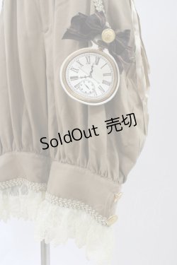 画像5: ALICE and the PIRATES / 時計ウサギのサロペット Free ベージュ H-25-12-24-018-PA-OP-NS-ZH