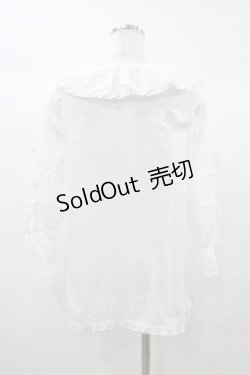 画像2: Angelic Pretty / ふわふわピンタックブラウス Free シロ H-25-12-24-019-AP-BL-NS-ZH