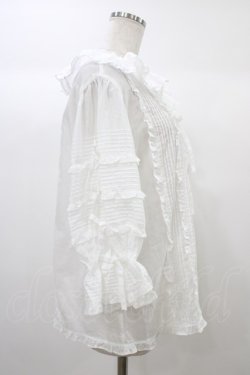 画像3: Angelic Pretty / ふわふわピンタックブラウス Free シロ H-25-12-24-019-AP-BL-NS-ZH