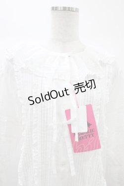 画像4: Angelic Pretty / ふわふわピンタックブラウス Free シロ H-25-12-24-019-AP-BL-NS-ZH