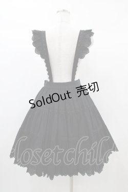 画像2: metamorphose / 王冠レースサスペンダースカート Free ブラック H-25-12-24-021-ME-SK-NS-ZH