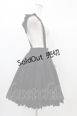 画像3: metamorphose / 王冠レースサスペンダースカート Free ブラック H-25-12-24-021-ME-SK-NS-ZH