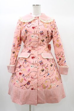 画像1: metamorphose / TOY BOXコートワンピース Free ピンク H-25-12-24-024-ME-CO-NS-ZH