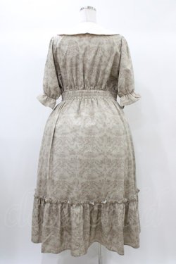 画像2: m petit by misako / NINA’Sコラボトワルドジュイワンピース L ベージュ H-25-12-24-026-LO-OP-NS-ZH