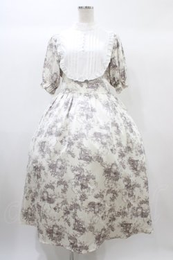 画像1: m petit by misako / AM*トワルドジュイワンピース M オフ H-25-12-24-027-LO-OP-NS-ZH