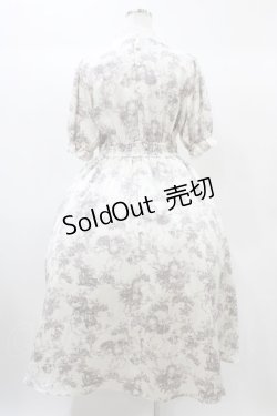 画像2: m petit by misako / AM*トワルドジュイワンピース M オフ H-25-12-24-027-LO-OP-NS-ZH