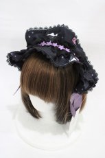 画像1: axes femme Kawaii / ハロウィンナイトカチューシャ  ブラック H-25-12-25-001-AX-AC-NS-ZH (1)