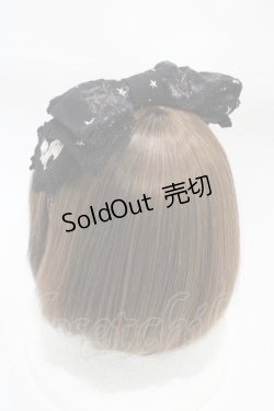 画像2: BABY,THE STARS SHINE BRIGHT / 星空のマザーグース柄リボンカチューシャ  インマイドリーム（ブラック） H-25-12-25-004-BA-AC-NS-ZH