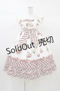 Cupid Cute（海外ロリータブランド） / Eton Strawberry Angelジャンパースカート M オフ H-25-12-25-037-0-OP-NS-ZH