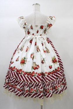 画像2: Cupid Cute（海外ロリータブランド） / Eton Strawberry Angelジャンパースカート M オフ H-25-12-25-037-0-OP-NS-ZH