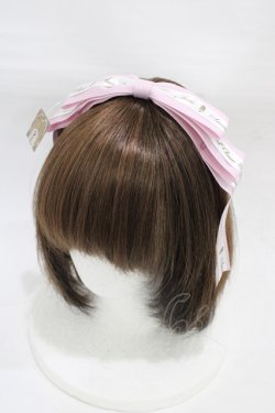 画像1: Amavel / ぱっちんリボンカチューシャ  ピンク H-25-12-25-006-CA-AC-NS-ZH