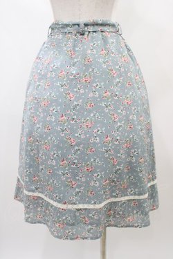 画像2: Fi.n.t / レース使い小花柄ギャザースカート Free SAX H-25-12-25-048-CA-SK-NS-ZH