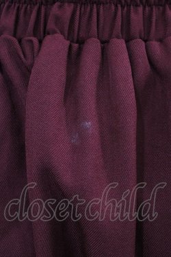 画像3: axes femme / チャイナ釦ラッフルスカート Free ワイン H-25-12-25-050-AX-SK-NS-ZH