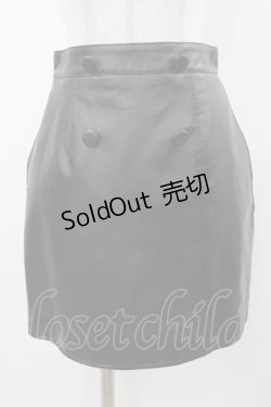 画像1: EATME / ラップライクミニスカート M ブラック H-25-12-25-051-LO-SK-NS-ZH