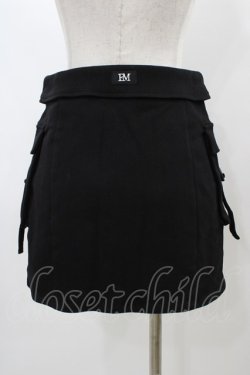 画像2: EATME / フラップポケットカーゴスカート S ブラック H-25-12-25-052-LO-SK-NS-ZH