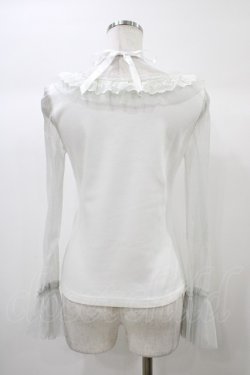 画像2: ALICE and the PIRATES / お袖チュールカットソー Free オフ H-25-12-25-055-PA-TO-NS-ZH