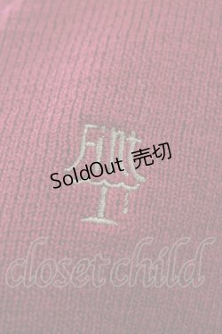 画像3: Fi.n.t / Vネックミドル丈カーディガン Free レッド H-25-12-25-058-CA-TO-NS-ZH