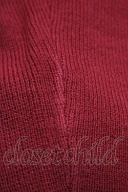 画像4: Fi.n.t / Vネックミドル丈カーディガン Free レッド H-25-12-25-058-CA-TO-NS-ZH