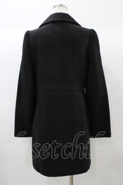 画像2: EATME / ガーターベルト付きチェスターコート Free ブラック H-25-12-25-062-LO-CO-NS-ZH