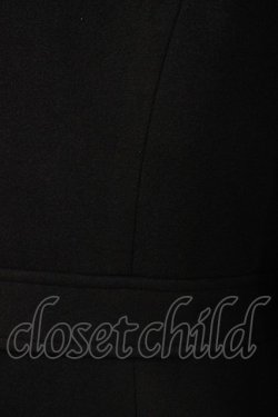 画像3: EATME / ガーターベルト付きチェスターコート Free ブラック H-25-12-25-062-LO-CO-NS-ZH