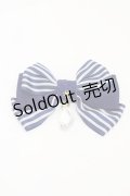 Enchantlic Enchantilly / ストライプブローチ  ブルー H-25-12-25-009-LO-ZA-YZ-ZH