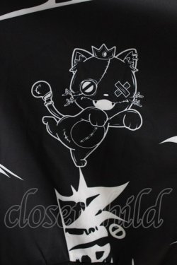 画像4: NieR Clothing / 総柄ZIPパーカー  黒 H-25-12-25-1027-PU-TO-KB-ZH